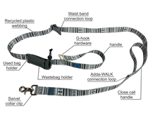 Load image into Gallery viewer, Re-WALK Dog Leash (webbing 100% recycled plastic)